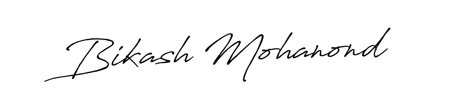 if you are searching for the best signature style for your name Bikash Mohanond. so please give up your signature search. here we have designed multiple signature styles  using Antro_Vectra_Bolder. Bikash Mohanond signature style 7 images and pictures png