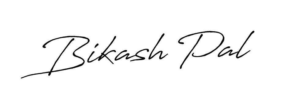 How to make Bikash Pal name signature. Use Antro_Vectra_Bolder style for creating short signs online. This is the latest handwritten sign. Bikash Pal signature style 7 images and pictures png