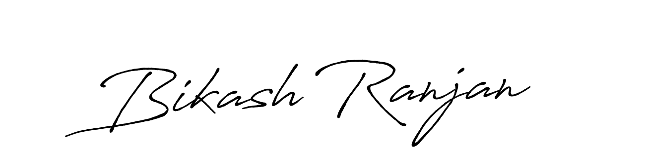 How to make Bikash Ranjan name signature. Use Antro_Vectra_Bolder style for creating short signs online. This is the latest handwritten sign. Bikash Ranjan signature style 7 images and pictures png