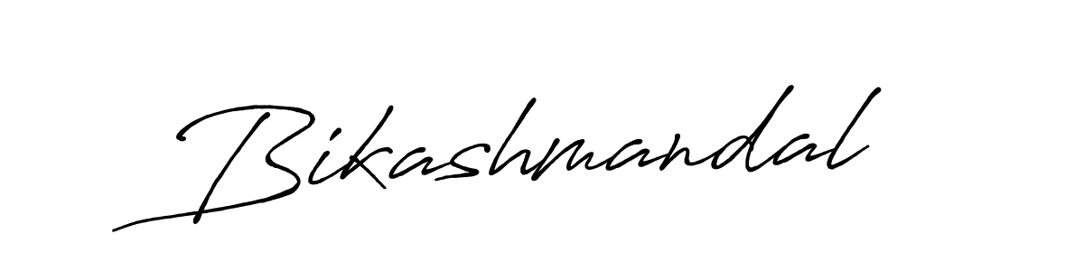 Use a signature maker to create a handwritten signature online. With this signature software, you can design (Antro_Vectra_Bolder) your own signature for name Bikashmandal. Bikashmandal signature style 7 images and pictures png