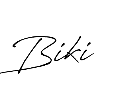 Make a beautiful signature design for name Biki. With this signature (Antro_Vectra_Bolder) style, you can create a handwritten signature for free. Biki signature style 7 images and pictures png