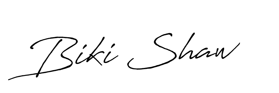 You should practise on your own different ways (Antro_Vectra_Bolder) to write your name (Biki Shaw) in signature. don't let someone else do it for you. Biki Shaw signature style 7 images and pictures png