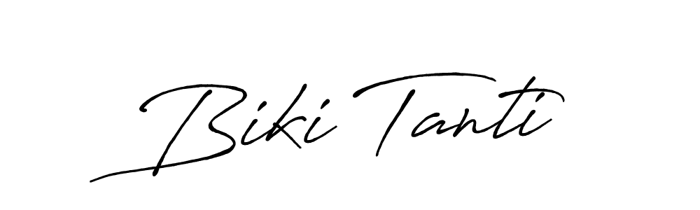 You can use this online signature creator to create a handwritten signature for the name Biki Tanti. This is the best online autograph maker. Biki Tanti signature style 7 images and pictures png