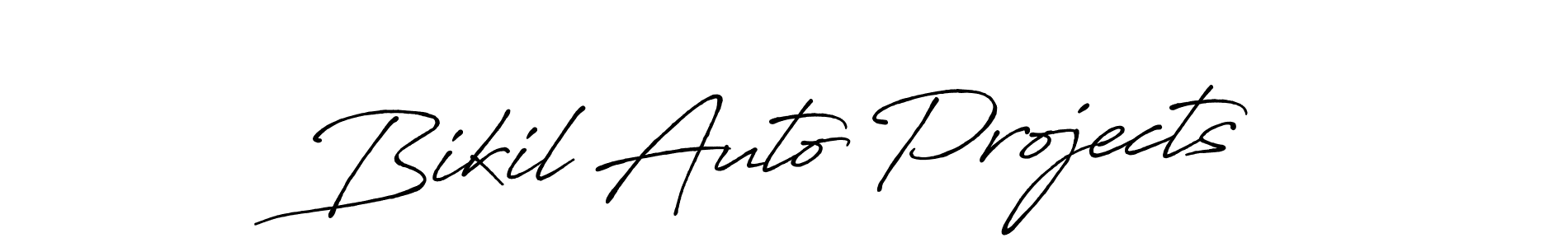 Design your own signature with our free online signature maker. With this signature software, you can create a handwritten (Antro_Vectra_Bolder) signature for name Bikil Auto Projects. Bikil Auto Projects signature style 7 images and pictures png
