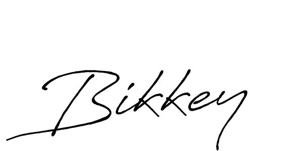 It looks lik you need a new signature style for name Bikkey. Design unique handwritten (Antro_Vectra_Bolder) signature with our free signature maker in just a few clicks. Bikkey signature style 7 images and pictures png