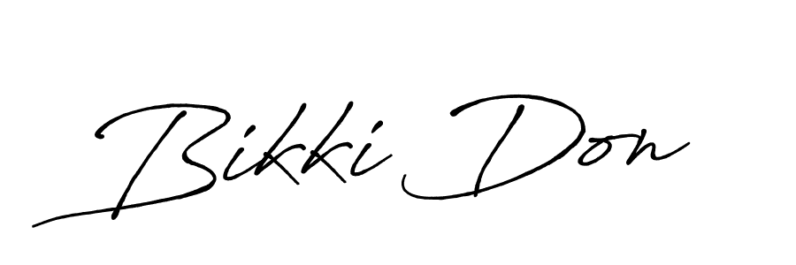 Bikki Don stylish signature style. Best Handwritten Sign (Antro_Vectra_Bolder) for my name. Handwritten Signature Collection Ideas for my name Bikki Don. Bikki Don signature style 7 images and pictures png