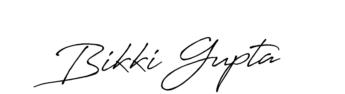 The best way (Antro_Vectra_Bolder) to make a short signature is to pick only two or three words in your name. The name Bikki Gupta include a total of six letters. For converting this name. Bikki Gupta signature style 7 images and pictures png