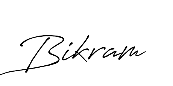 How to make Bikram name signature. Use Antro_Vectra_Bolder style for creating short signs online. This is the latest handwritten sign. Bikram signature style 7 images and pictures png