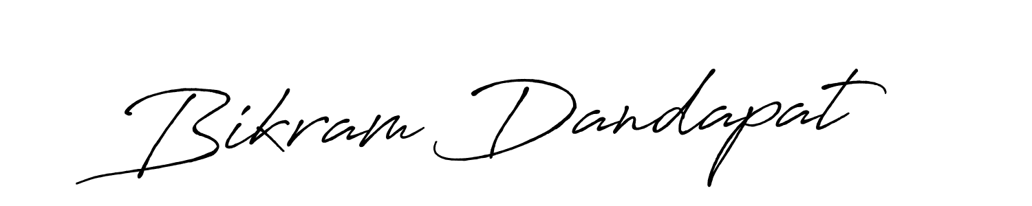 How to make Bikram Dandapat name signature. Use Antro_Vectra_Bolder style for creating short signs online. This is the latest handwritten sign. Bikram Dandapat signature style 7 images and pictures png