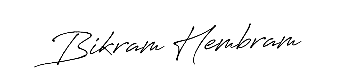 Also You can easily find your signature by using the search form. We will create Bikram Hembram name handwritten signature images for you free of cost using Antro_Vectra_Bolder sign style. Bikram Hembram signature style 7 images and pictures png