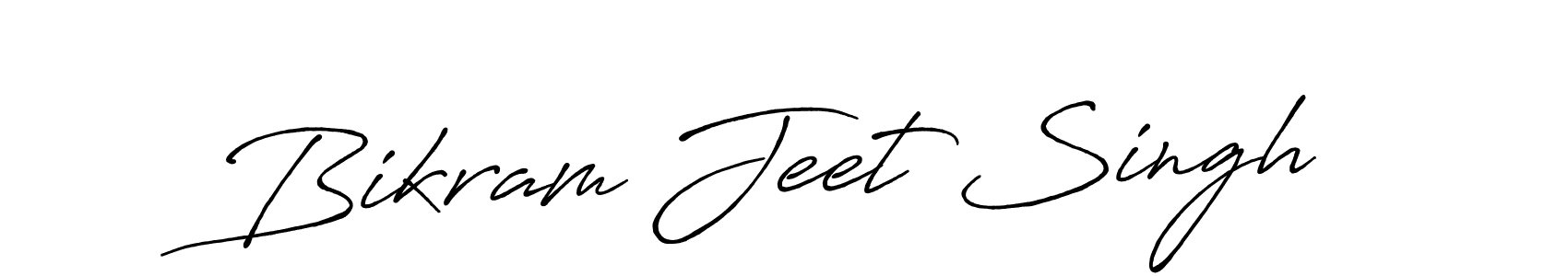 Design your own signature with our free online signature maker. With this signature software, you can create a handwritten (Antro_Vectra_Bolder) signature for name Bikram Jeet Singh. Bikram Jeet Singh signature style 7 images and pictures png