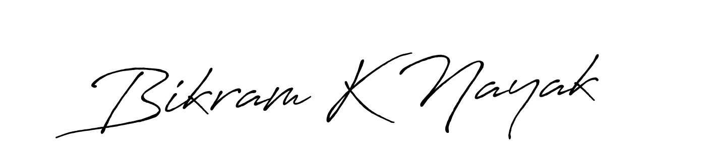 Antro_Vectra_Bolder is a professional signature style that is perfect for those who want to add a touch of class to their signature. It is also a great choice for those who want to make their signature more unique. Get Bikram K Nayak name to fancy signature for free. Bikram K Nayak signature style 7 images and pictures png