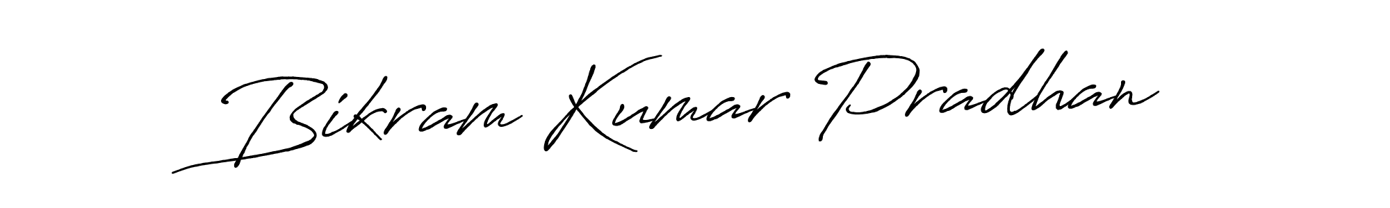 Design your own signature with our free online signature maker. With this signature software, you can create a handwritten (Antro_Vectra_Bolder) signature for name Bikram Kumar Pradhan. Bikram Kumar Pradhan signature style 7 images and pictures png