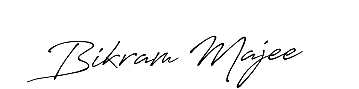 Use a signature maker to create a handwritten signature online. With this signature software, you can design (Antro_Vectra_Bolder) your own signature for name Bikram Majee. Bikram Majee signature style 7 images and pictures png