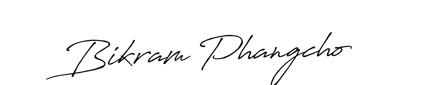 Here are the top 10 professional signature styles for the name Bikram Phangcho. These are the best autograph styles you can use for your name. Bikram Phangcho signature style 7 images and pictures png