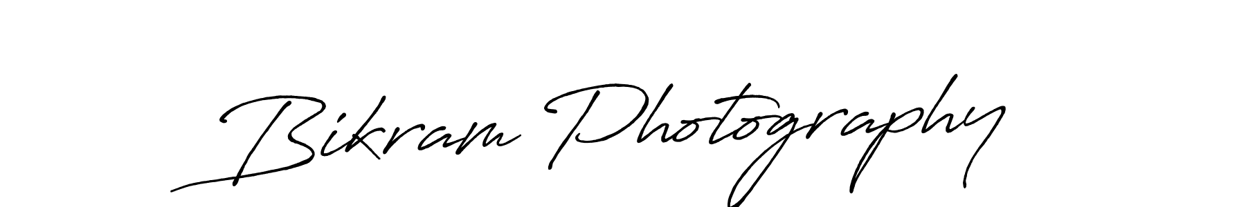 Design your own signature with our free online signature maker. With this signature software, you can create a handwritten (Antro_Vectra_Bolder) signature for name Bikram Photography. Bikram Photography signature style 7 images and pictures png