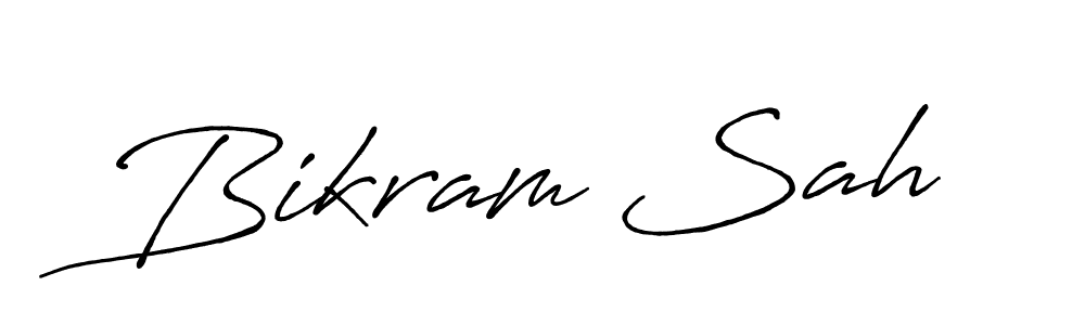 if you are searching for the best signature style for your name Bikram Sah. so please give up your signature search. here we have designed multiple signature styles  using Antro_Vectra_Bolder. Bikram Sah signature style 7 images and pictures png