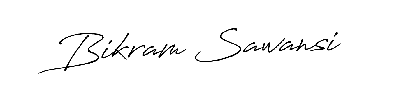 Design your own signature with our free online signature maker. With this signature software, you can create a handwritten (Antro_Vectra_Bolder) signature for name Bikram Sawansi. Bikram Sawansi signature style 7 images and pictures png