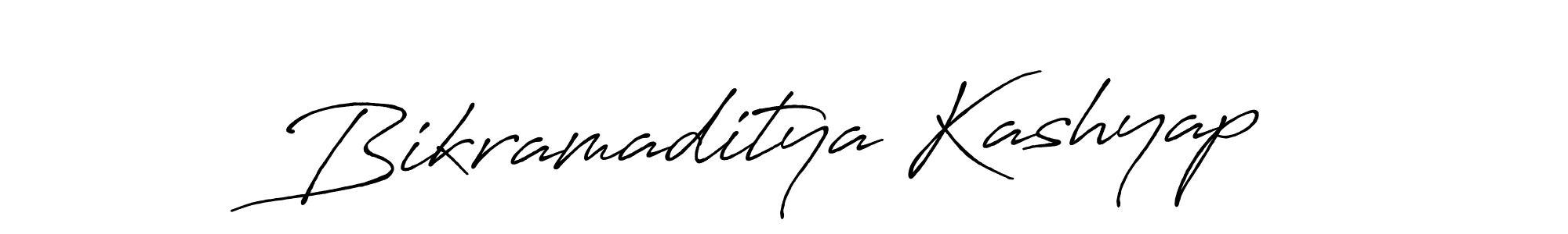 How to make Bikramaditya Kashyap name signature. Use Antro_Vectra_Bolder style for creating short signs online. This is the latest handwritten sign. Bikramaditya Kashyap signature style 7 images and pictures png