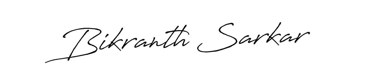 Make a beautiful signature design for name Bikranth Sarkar. Use this online signature maker to create a handwritten signature for free. Bikranth Sarkar signature style 7 images and pictures png
