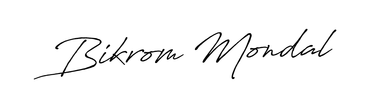 This is the best signature style for the Bikrom Mondal name. Also you like these signature font (Antro_Vectra_Bolder). Mix name signature. Bikrom Mondal signature style 7 images and pictures png
