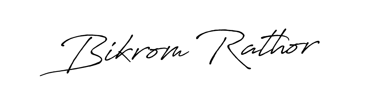 Once you've used our free online signature maker to create your best signature Antro_Vectra_Bolder style, it's time to enjoy all of the benefits that Bikrom Rathor name signing documents. Bikrom Rathor signature style 7 images and pictures png