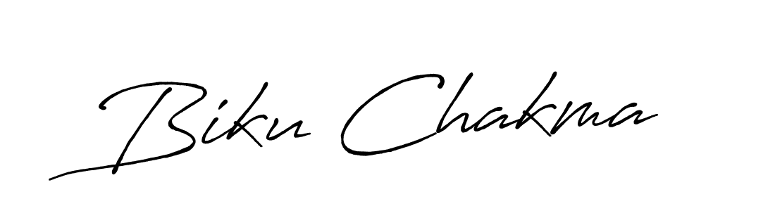 Biku Chakma stylish signature style. Best Handwritten Sign (Antro_Vectra_Bolder) for my name. Handwritten Signature Collection Ideas for my name Biku Chakma. Biku Chakma signature style 7 images and pictures png