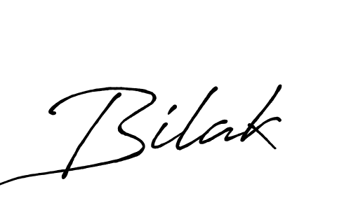 How to make Bilak name signature. Use Antro_Vectra_Bolder style for creating short signs online. This is the latest handwritten sign. Bilak signature style 7 images and pictures png