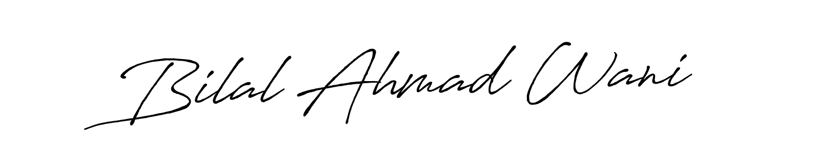 Make a beautiful signature design for name Bilal Ahmad Wani. Use this online signature maker to create a handwritten signature for free. Bilal Ahmad Wani signature style 7 images and pictures png