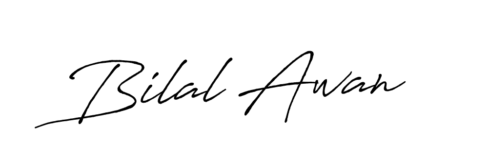 Make a beautiful signature design for name Bilal Awan. Use this online signature maker to create a handwritten signature for free. Bilal Awan signature style 7 images and pictures png