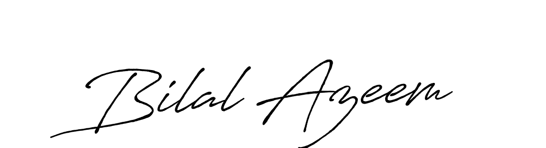 Make a short Bilal Azeem signature style. Manage your documents anywhere anytime using Antro_Vectra_Bolder. Create and add eSignatures, submit forms, share and send files easily. Bilal Azeem signature style 7 images and pictures png