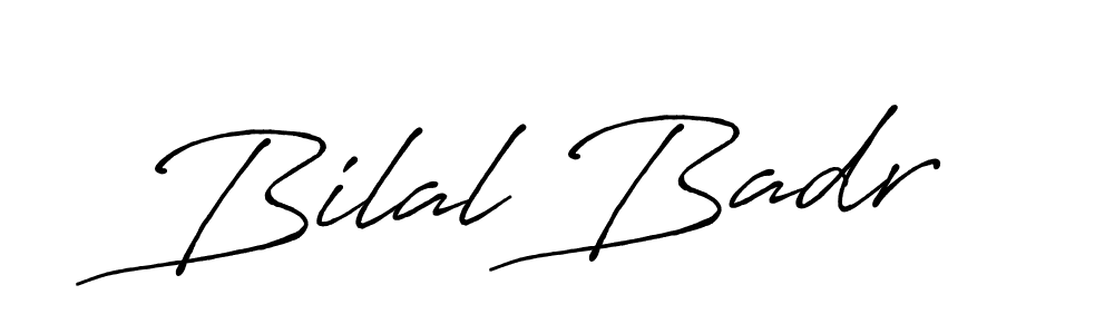 The best way (Antro_Vectra_Bolder) to make a short signature is to pick only two or three words in your name. The name Bilal Badr include a total of six letters. For converting this name. Bilal Badr signature style 7 images and pictures png