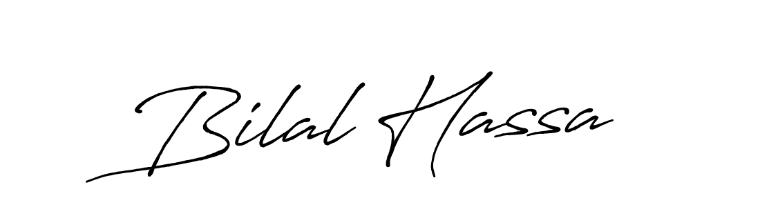 Use a signature maker to create a handwritten signature online. With this signature software, you can design (Antro_Vectra_Bolder) your own signature for name Bilal Hassa. Bilal Hassa signature style 7 images and pictures png