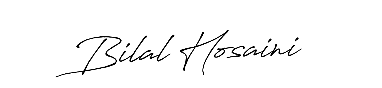 It looks lik you need a new signature style for name Bilal Hosaini. Design unique handwritten (Antro_Vectra_Bolder) signature with our free signature maker in just a few clicks. Bilal Hosaini signature style 7 images and pictures png