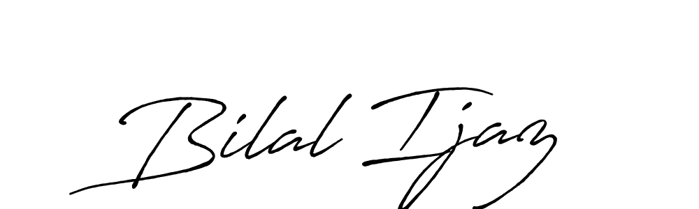 Use a signature maker to create a handwritten signature online. With this signature software, you can design (Antro_Vectra_Bolder) your own signature for name Bilal Ijaz. Bilal Ijaz signature style 7 images and pictures png