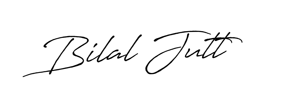 Design your own signature with our free online signature maker. With this signature software, you can create a handwritten (Antro_Vectra_Bolder) signature for name Bilal Jutt. Bilal Jutt signature style 7 images and pictures png