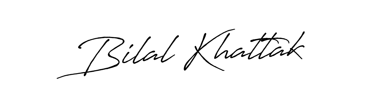 Bilal Khattak stylish signature style. Best Handwritten Sign (Antro_Vectra_Bolder) for my name. Handwritten Signature Collection Ideas for my name Bilal Khattak. Bilal Khattak signature style 7 images and pictures png