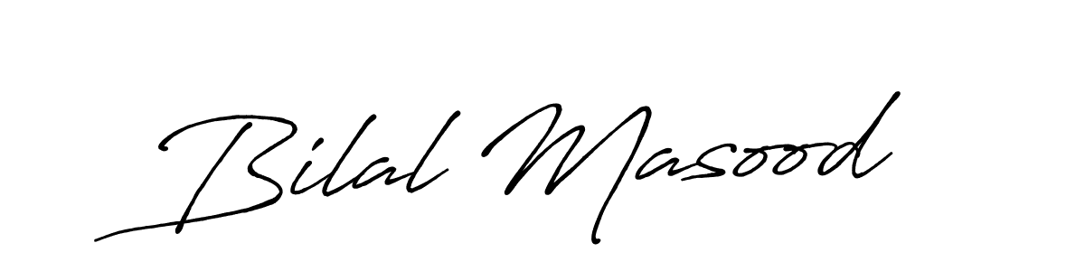 You should practise on your own different ways (Antro_Vectra_Bolder) to write your name (Bilal Masood) in signature. don't let someone else do it for you. Bilal Masood signature style 7 images and pictures png