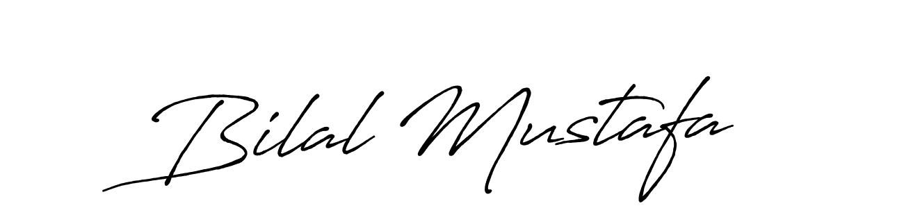 How to make Bilal Mustafa signature? Antro_Vectra_Bolder is a professional autograph style. Create handwritten signature for Bilal Mustafa name. Bilal Mustafa signature style 7 images and pictures png