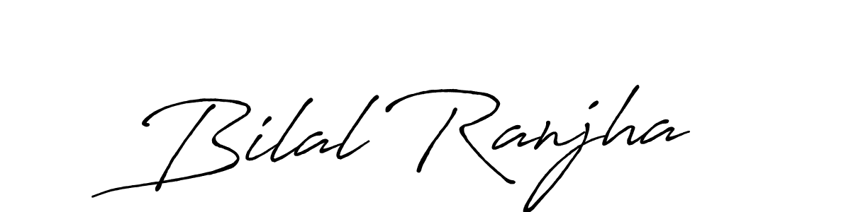 Similarly Antro_Vectra_Bolder is the best handwritten signature design. Signature creator online .You can use it as an online autograph creator for name Bilal Ranjha. Bilal Ranjha signature style 7 images and pictures png