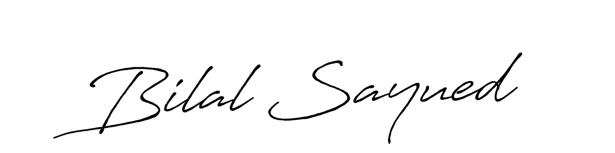 Similarly Antro_Vectra_Bolder is the best handwritten signature design. Signature creator online .You can use it as an online autograph creator for name Bilal Sayued. Bilal Sayued signature style 7 images and pictures png