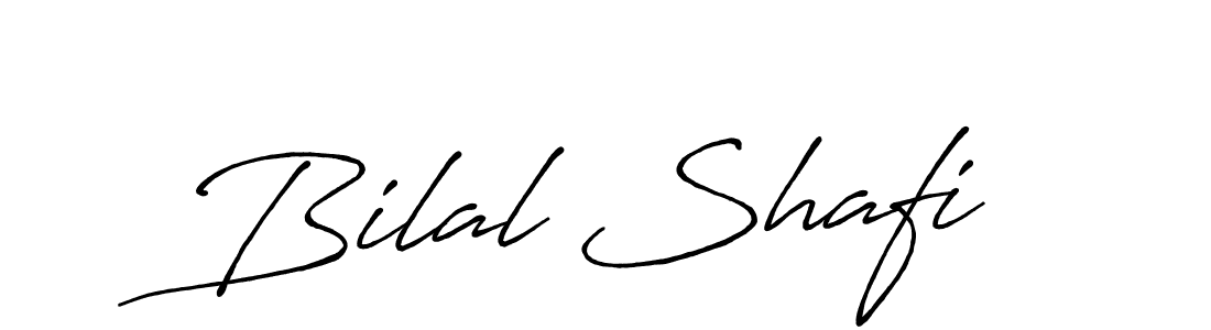 How to make Bilal Shafi name signature. Use Antro_Vectra_Bolder style for creating short signs online. This is the latest handwritten sign. Bilal Shafi signature style 7 images and pictures png