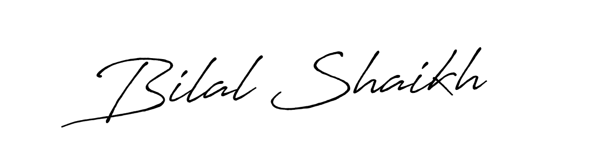 This is the best signature style for the Bilal Shaikh name. Also you like these signature font (Antro_Vectra_Bolder). Mix name signature. Bilal Shaikh signature style 7 images and pictures png