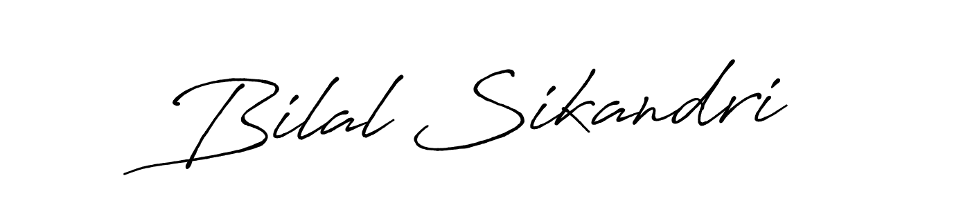 This is the best signature style for the Bilal Sikandri name. Also you like these signature font (Antro_Vectra_Bolder). Mix name signature. Bilal Sikandri signature style 7 images and pictures png