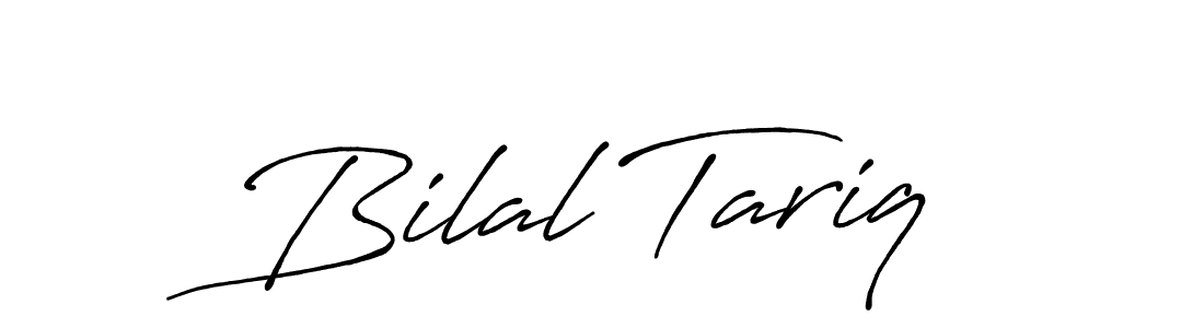 Also we have Bilal Tariq name is the best signature style. Create professional handwritten signature collection using Antro_Vectra_Bolder autograph style. Bilal Tariq signature style 7 images and pictures png