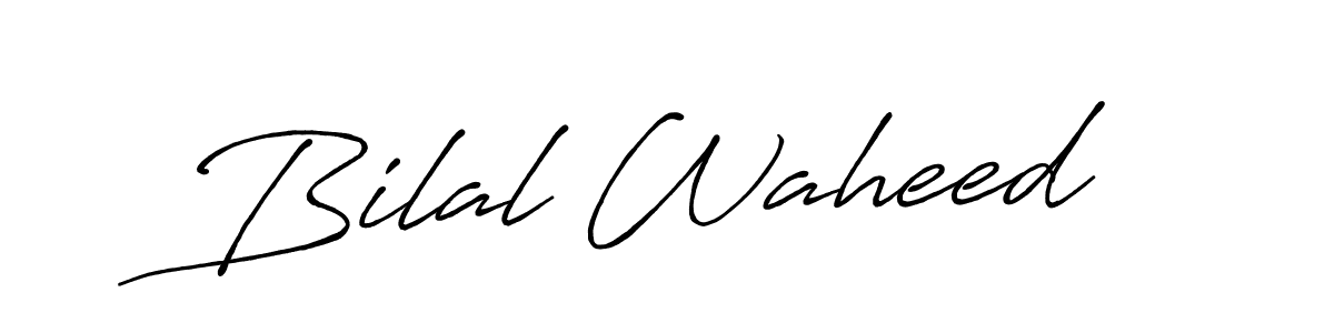 Similarly Antro_Vectra_Bolder is the best handwritten signature design. Signature creator online .You can use it as an online autograph creator for name Bilal Waheed. Bilal Waheed signature style 7 images and pictures png