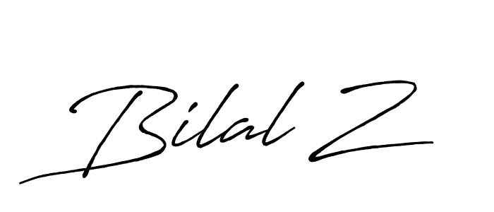 if you are searching for the best signature style for your name Bilal Z. so please give up your signature search. here we have designed multiple signature styles  using Antro_Vectra_Bolder. Bilal Z signature style 7 images and pictures png