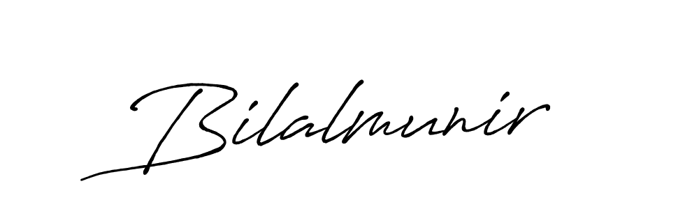 Create a beautiful signature design for name Bilalmunir. With this signature (Antro_Vectra_Bolder) fonts, you can make a handwritten signature for free. Bilalmunir signature style 7 images and pictures png