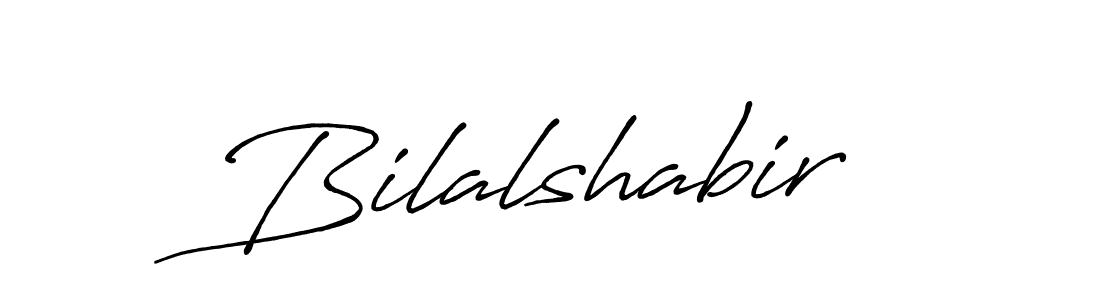 Also we have Bilalshabir name is the best signature style. Create professional handwritten signature collection using Antro_Vectra_Bolder autograph style. Bilalshabir signature style 7 images and pictures png