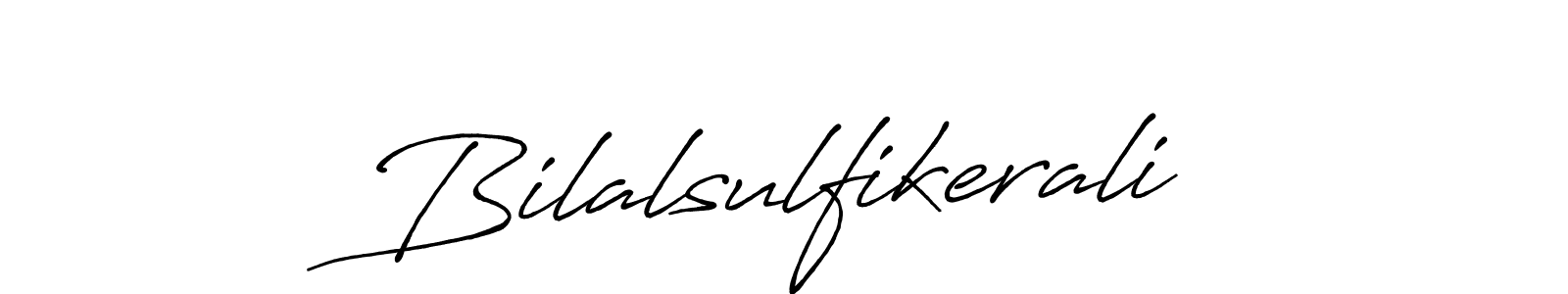 Use a signature maker to create a handwritten signature online. With this signature software, you can design (Antro_Vectra_Bolder) your own signature for name Bilalsulfikerali. Bilalsulfikerali signature style 7 images and pictures png